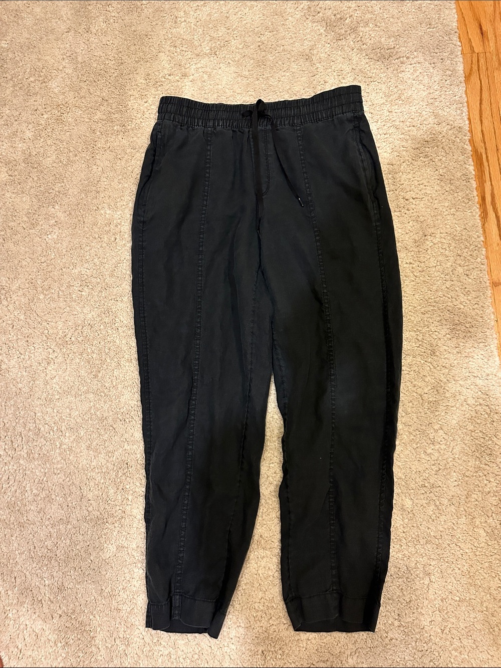 Athleta Retreat Linen Crop Pants